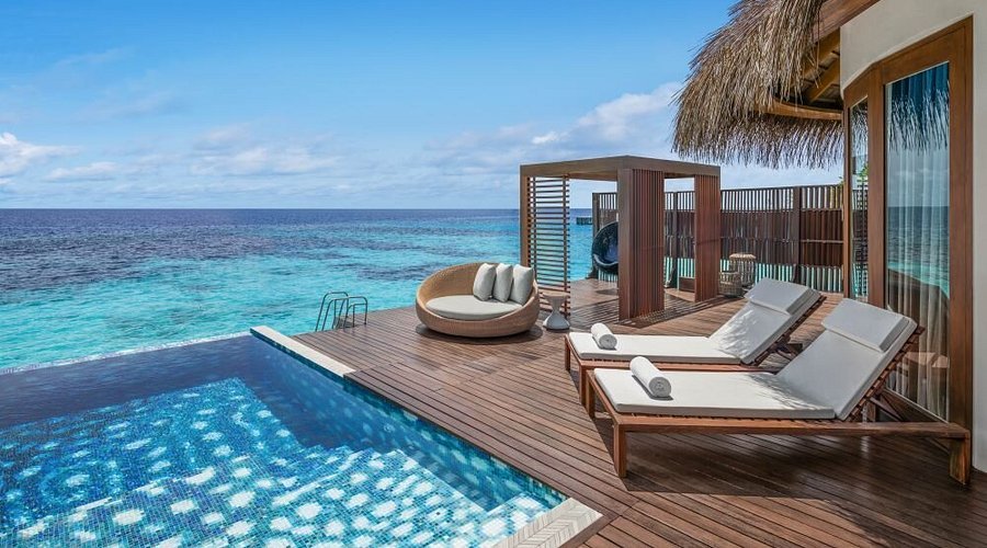 Maldives hotel view 1